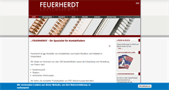 Desktop Screenshot of feuerherdt.de